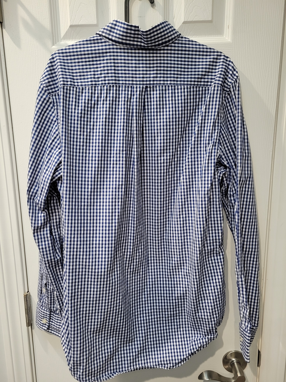 Vineyard Vines Navy and White Gingham Button-Down Shirt - Picture 2 of 3